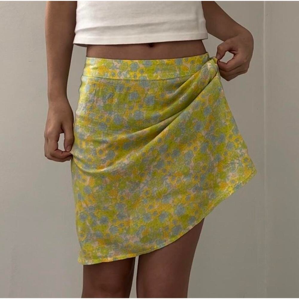 NEW Abound floral Skirt Green Size 1X
